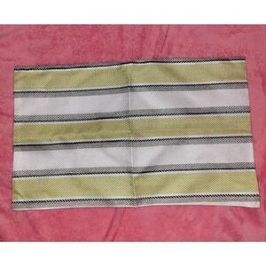 Green And White Striped Pillow case